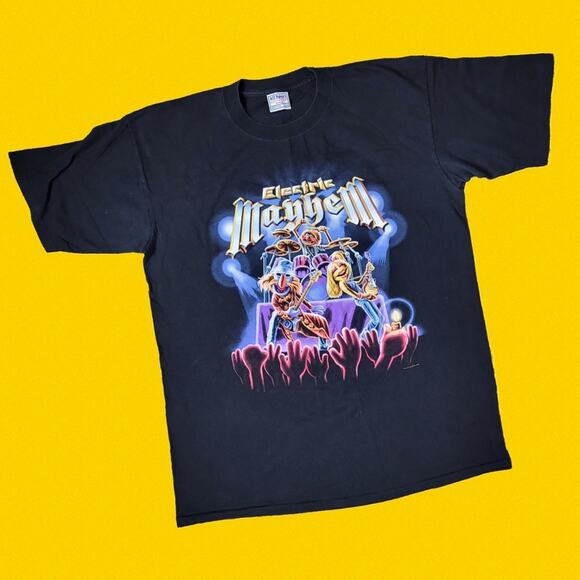 Vintage 2002 Electric Mayhem Muppets All Sport Single Stitch T-Shirt, size XL